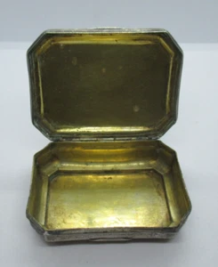 Preciosa caja de tabaco de plata antigua, ¿rusa? Diseños hechos a mano muy detallados - Imagen 1 de 12