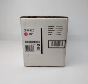 HP CF463XC Magenta High Yield Toner Cartridge 656X - Genuine/OEM NIB - Picture 1 of 6