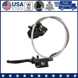 Front Hydraulic Disc Brake For 50cc 70cc 90cc 110cc 125cc ATV Quad Dirt Pit Bike - Foto 1 di 13