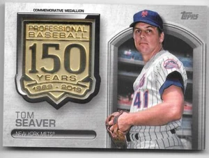 2019 Topps 1 TOM SEAVER 150th Anniversary Commemorative Medallion -NEW YORK METS - Picture 1 of 1