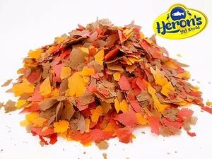 HERONS Goldfish Colour Flakes PREMIUM TROPICAL FISH FOOD Tetra Goldfish - Picture 1 of 2
