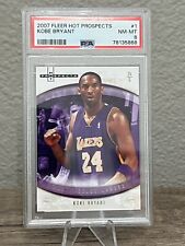 Kobe Bryant LA Lakers 2007 FLEER Hot Prospects #1 NM-MT 8 PSA