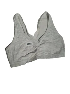 Bestform Women Unlined Bralette Gray Pullover Top Sleeveless Tank Wirefree Small - Picture 1 of 5