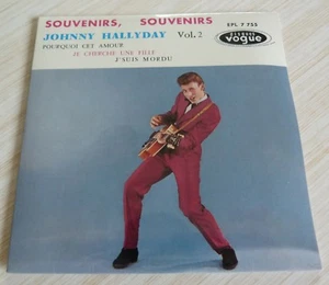 CD SINGLE 4 TITEL JOHNNY HALLYDAY SOUVENIRS SOUVENIRS WARUM DIESE LIEBE NEU - Bild 1 von 2