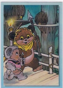 2022 Star Wars Chrome Galaxy Retro Rewind #15 Wicket In Tree Village - Ewoks - Imagen 1 de 1