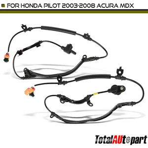 2x ABS Wheel Speed Sensor for Honda Pilot 03-08 Acura MDX Rear Left & Right Side - Picture 1 of 8