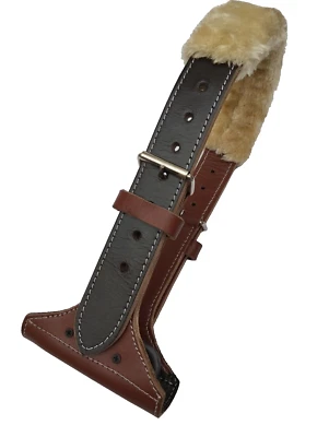 Horse Cribbing Collar – Brown Adjustable Cribbing Control Collar for Horses - Image 1 of 4