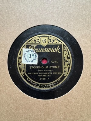 78Rpm, Jazz, Fletcher Henderson Orch 'Stockholm Stomp' Brunswick! Hot! - Image 1 of 4
