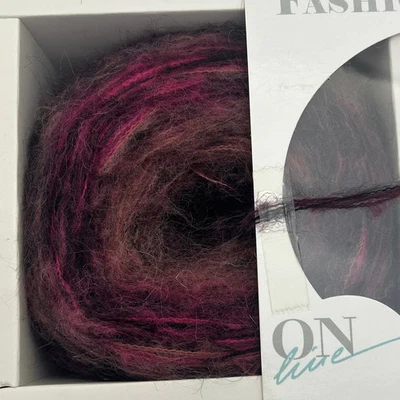 ONline Fashion Box No 2 MAGNETA CORAL Gradient #10 Mohair Blend Yarn & Pattern - Image 1 of 4