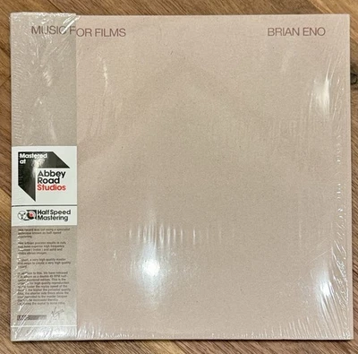 MUSIC FOR FILMS-BRIAN ENO-ABBEY ROAD HALF SPEED RM 2018 VINYL 2LP-NM - Image 1 of 4