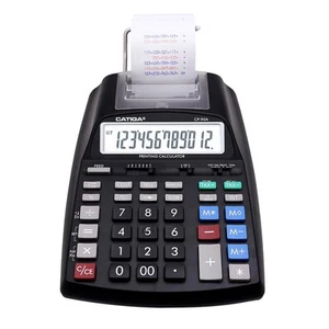 Schwarze Addiermaschine mit 2 Farbdrucker einfaches Laden ergonomisches Design - Bild 1 von 7