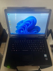 Panasonic cf-54 i7 7600U 2,8GHz 16GHz 256GB SSD BL KB TS Win 11P 12.990 Std Tests - Bild 1 von 10