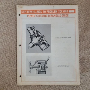 Ford Power Steering Diagnosis Guide 1974 CTP-1974-4 Aids To Problem Solving - Picture 1 of 5
