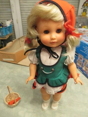 Poupée Zapf ancienne qui pleure, articulée dans sa boîte d'origine - Photo 1/4