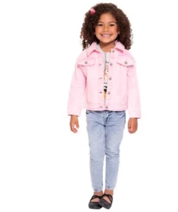Disney Princess or Spider Man DENIM JEAN JACKET w/T-Shirt Set NEW - Picture 1 of 14