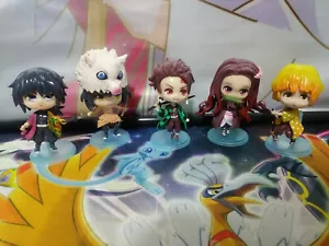 Demon Slayer: Kimetsu no Yaiba personaggi in PVC anime da collezione set 5 pezzi - Foto 1 di 1