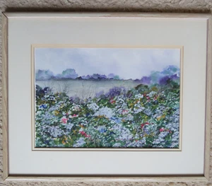 Watercolor Painting Moors of Nantucket Signed by Roberta Ferrara Framed - Picture 1 of 9