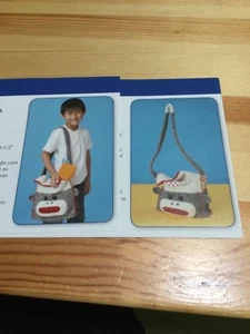 Child’s Boy Girl Monkey Shoulder Bag Crochet Pattern - Easy - Picture 1 of 2