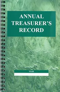 Annual Treasurer's Record for Sunday school or church - replaces Standard 08509 - Picture 1 of 2