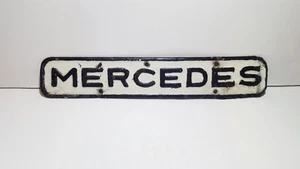 Mercedes Truck Emblem original USED with imperfections 1960-70 36.5cm x 6.5cm - Picture 1 of 8