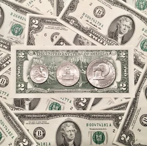 1976 Bicentennial Coin & Currency Set (4-pcs) - Picture 1 of 1