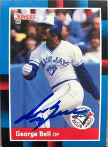 George Bell Autographed 1988 Donruss #656 - Picture 1 of 1