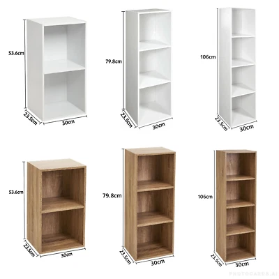 Spot on dealz®2/3/4 Tier Cube Storage Display Bookcase Wooden Cabinets Furniture - Image 1 of 3