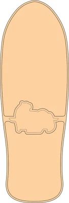 Die-Cut Grip Tape for Santa Monica Airlines Natas Kaupas Panther Re-issue - Image 1 of 4