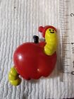 Avon Fragrance Glace Willy the Worm Pin Pal Brooch 2"x2" Vintage 1974