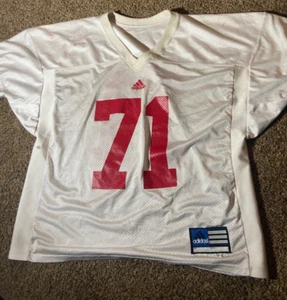 UNIVERSITY OF NEBRASKA COLLEGE FOOTBALL GAME USED JERSEY #71 XXL - Picture 1 of 2