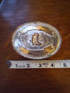 Vintage Cowboy Boot Belt Buckle SEE PHOTOS - Picture 1 of 12