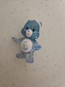 Care Bears 2" Mini Figure Glitter Wish Bear Translucent Blue RARE - Picture 1 of 4