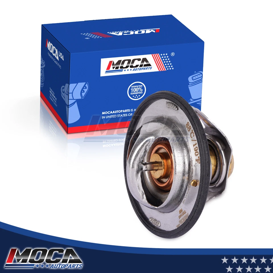 Termostato de refrigerante de motor 190 °F para Dodge Ram Ford F650 F750 F800 5,9 L 6,7 L  Foto 1 de 4
