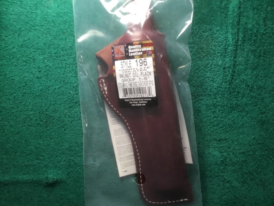 Triple K holster Style 196 S&W K/L  frame or similar 6 inch RH. NEW - Image 1 of 4