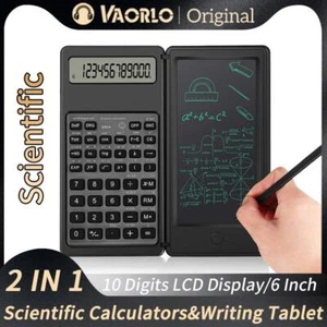 Calculadora científica plegable 2 en 1 y tableta de escritura de 6 pulgadas pantalla LCD de 10 dígitos - Imagen 1 de 24