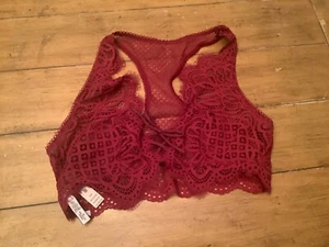 Neu Victoria's Secret Dream Angels Spitze Racerback geschnürte Bralette M Medium - Bild 1 von 6