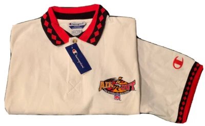 Vintage Dead stock 90’s Champion Air Out NFL Polo Size XL 1996 New With Tags - Image 1 of 4