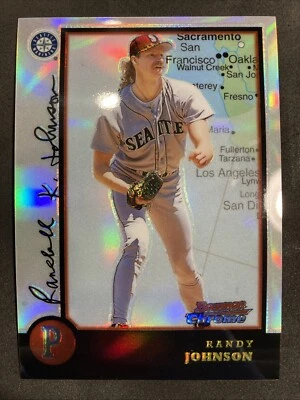 1998 Bowman Chrome International #257 Randy Johnson Refractor Mariners HOF 🔥 - Image 1 of 4