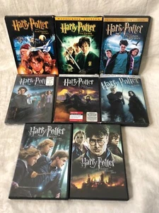 Harry Potter Set of 8 DVD Movies Lot Deathly Hallows Half Blood Prince Phoenix - Picture 1 of 2