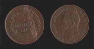 1 CENTESIMO 1867 M MILANO - VITTORIO EMANUELE II - Imagen 1 de 1