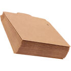 50 pièces enveloppes d'emballage Kraft Brown enveloppes papier kraft sacs alimentaires