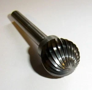 HM Frässtift Ø 12 Schaft 6 mm Kantenbrecher Kugelfräser Rotierfräser *212K* - Picture 1 of 1