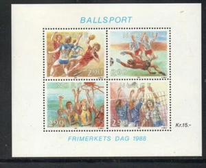 Norway Sc 934 1988 Ballsports stamp sheet mint NH - Picture 1 of 1