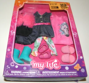 My Life as Mini Cowgirl Clothes Boxed Set of 3 Outfits For 7" Doll New - Picture 1 of 4