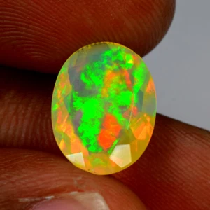 2.84Ct WONDERFUL 3D HARLEQUIN PATTERN UNHEATED SOLID WELO OPAL GEMSTONE - Picture 1 of 1