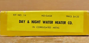 SUYDAM #14 DAY & NIGHT WATER HEATER CO. BUILDING KIT HO SCALE - Picture 1 of 4