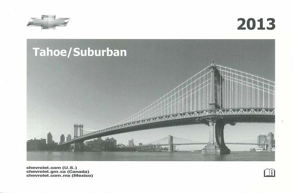 2013 Chevrolet Tahoe Suburban Owners Manual User Guide