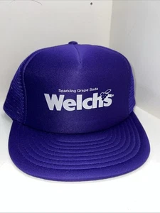 Vintage Welch’s Sparkling Grape Soda SnapBack Truckermütze lila - Bild 1 von 8