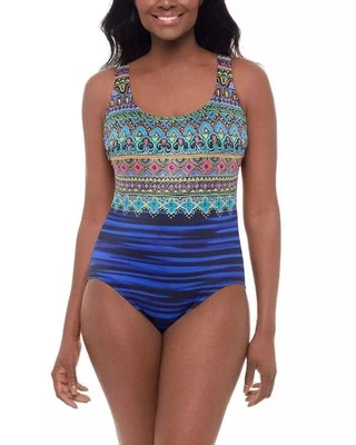 Traje de baño GRAN LONGITUDS By LONGITUDE 10 Taj Mahal triple espalda cruzada nuevo con etiquetas Foto 1 de 2