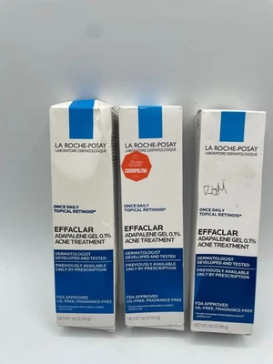 EXPIRED 3x La Roche-Posay Effaclar Adapalene Gel 0.1% Acne Treatment - 1.6oz - Image 1 of 4